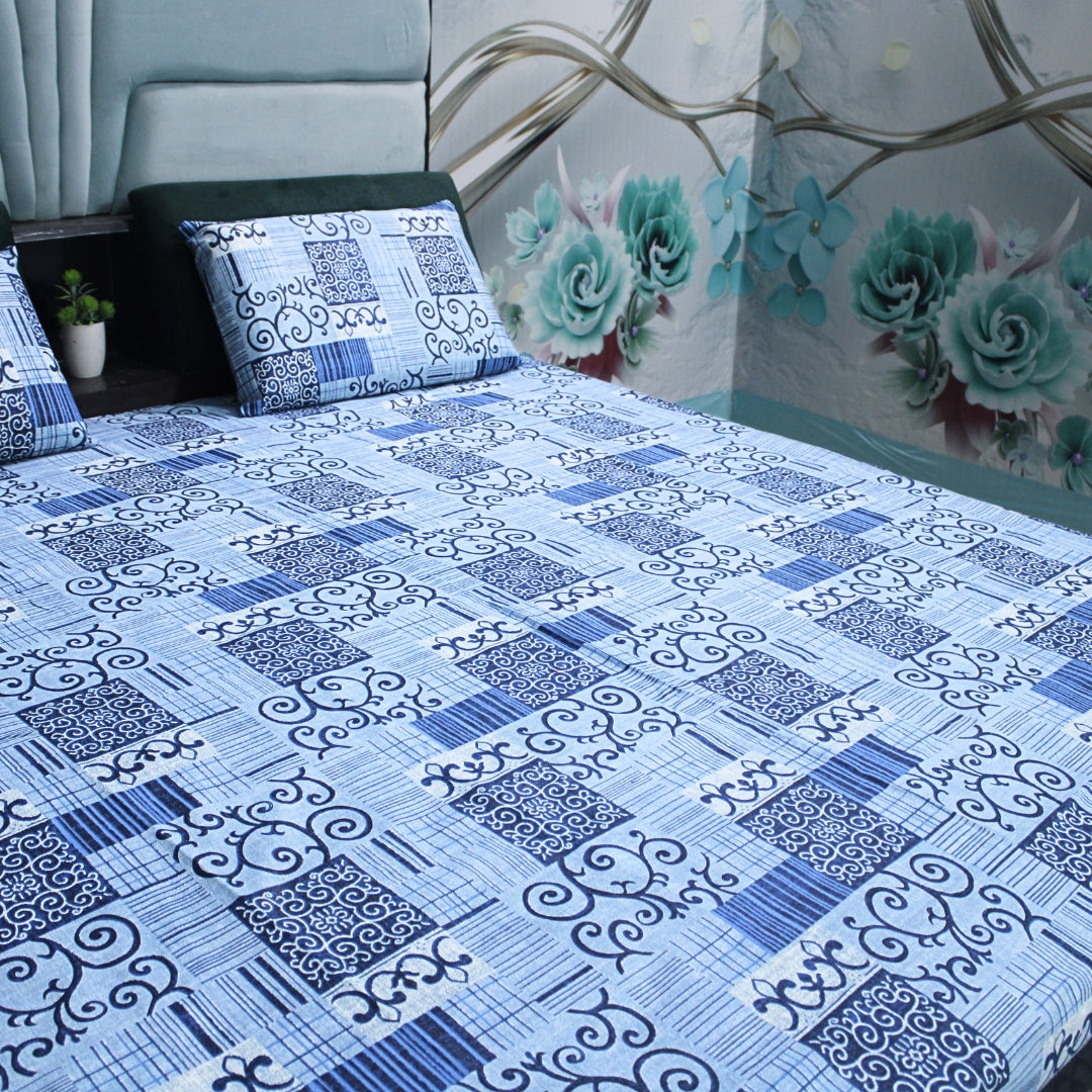 100% Pure Cotton Bedsheet (King Size)