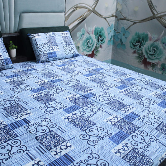 100% Pure Cotton Bedsheet (King Size)