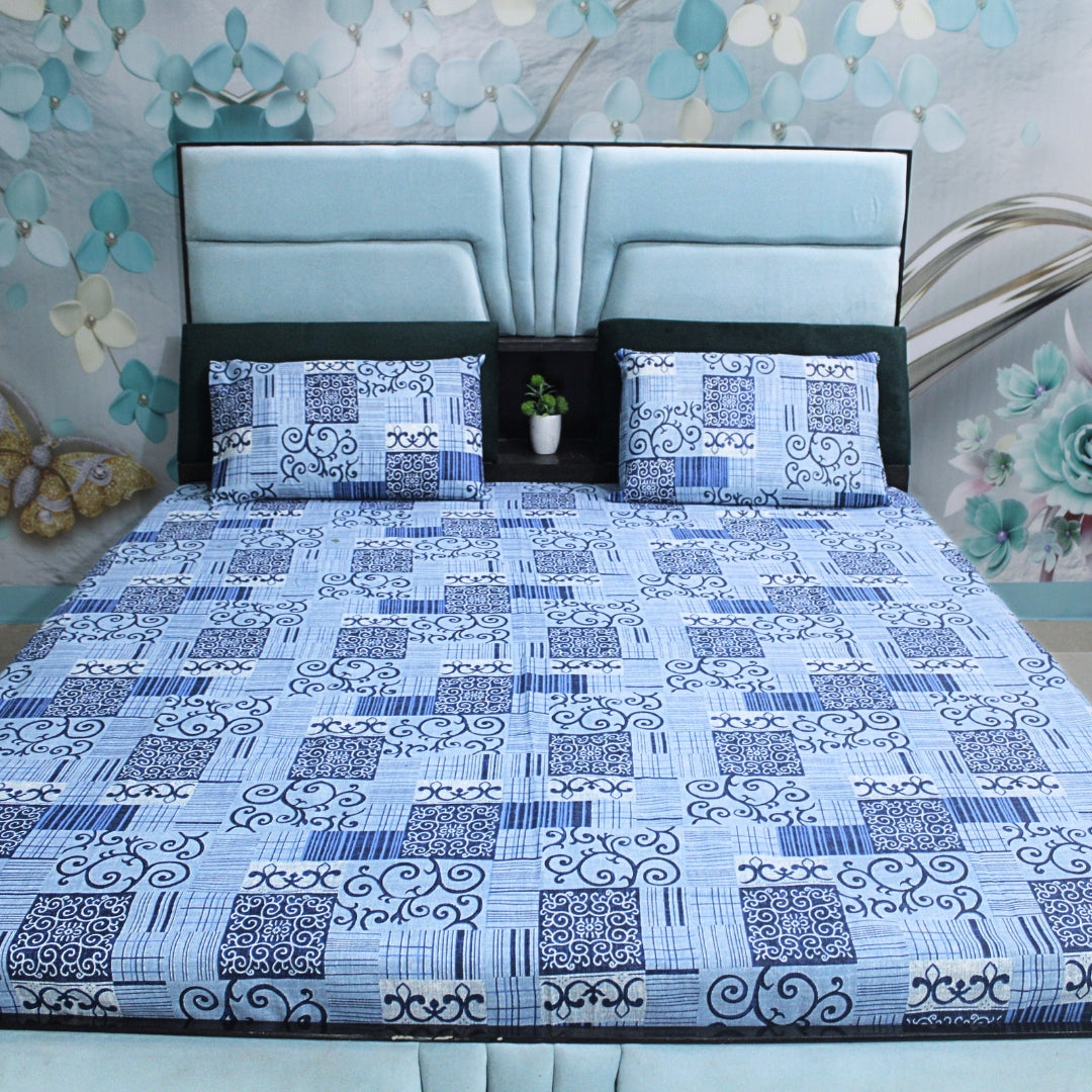 100% Pure Cotton Bedsheet (King Size)